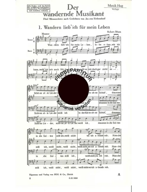 Wandern lieb ich für mein Leben gern